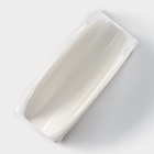 УЦЕНКА Салфетница BellaTenero, 14.5×6.5×8 см, на бамбуковой подставке, фарфор, белая - Фото 4