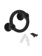 УЦЕНКА Крючок мебельный CAPPIO BELLO, двухрожковый, цвет черный - Фото 3