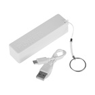 УЦЕНКА Внешний аккумулятор Luazon модель PB-03, 2200 мАч, USB, 1 А, крепление кольцо, белый - Фото 8