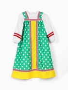 Карнавальный костюм русский народный для девочки «Аленушка», зелёный, р. 122 11009766