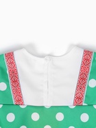 Карнавальный костюм русский народный для девочки «Аленушка», зелёный, р. 122 11009766