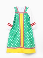 Карнавальный костюм русский народный для девочки «Аленушка», зелёный, р. 134 11009767