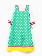 Карнавальный костюм русский народный для девочки «Аленушка», зелёный, р. 134 11009767