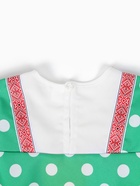 Карнавальный костюм русский народный для девочки «Аленушка», зелёный, р. 134 11009767