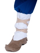 Карнавальный костюм русский народный для мальчика «Иванушка», рубаха, штаны, картуз, лапти, р. 128 - Фото 7