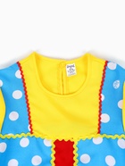 Карнавальный костюм русский народный для девочки «Матрешка», голубой, р. 134 - Фото 3