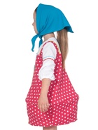 Карнавальный костюм русский народный для девочки «Матрешка», розовый, р. 134 - фото 122966592