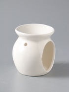 УЦЕНКА Аромалампа керамика "Спокойствие. Горы" белая 7,2х7,2х7,8 см - Фото 4