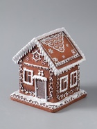 УЦЕНКА Сувенир полистоун свет "Пряничный домик с узорами" 13х13х15 см - Фото 2