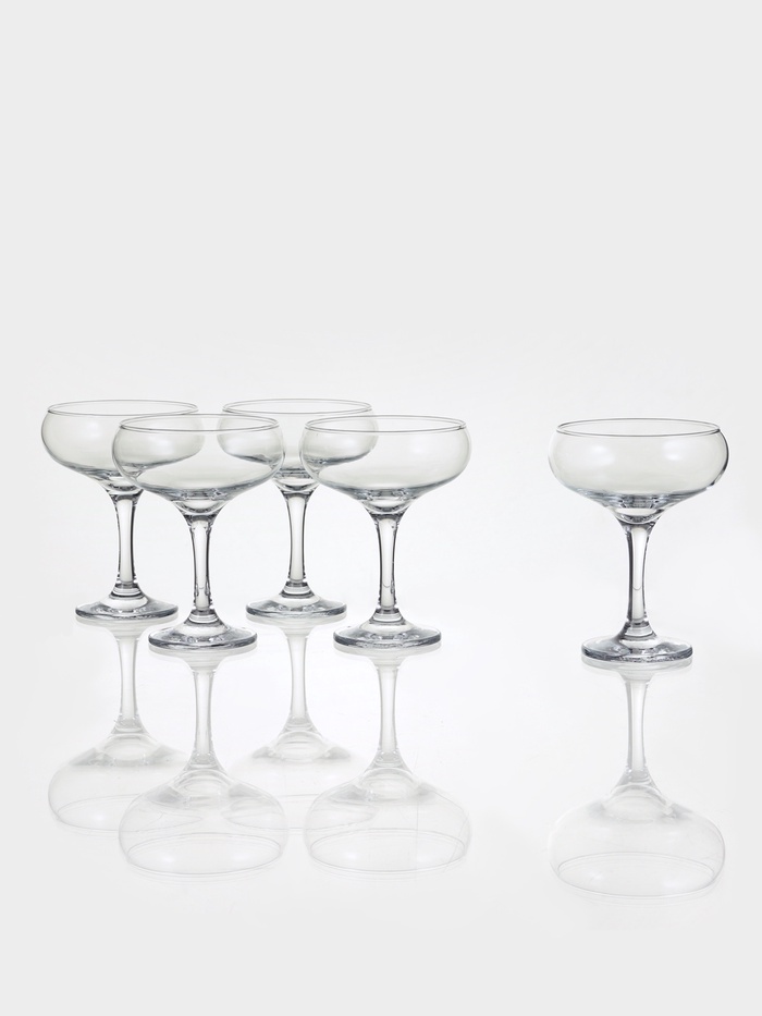 УЦЕНКА Набор бокалов для шампанского Bistro, 280 мл, 5 шт. - Фото 1