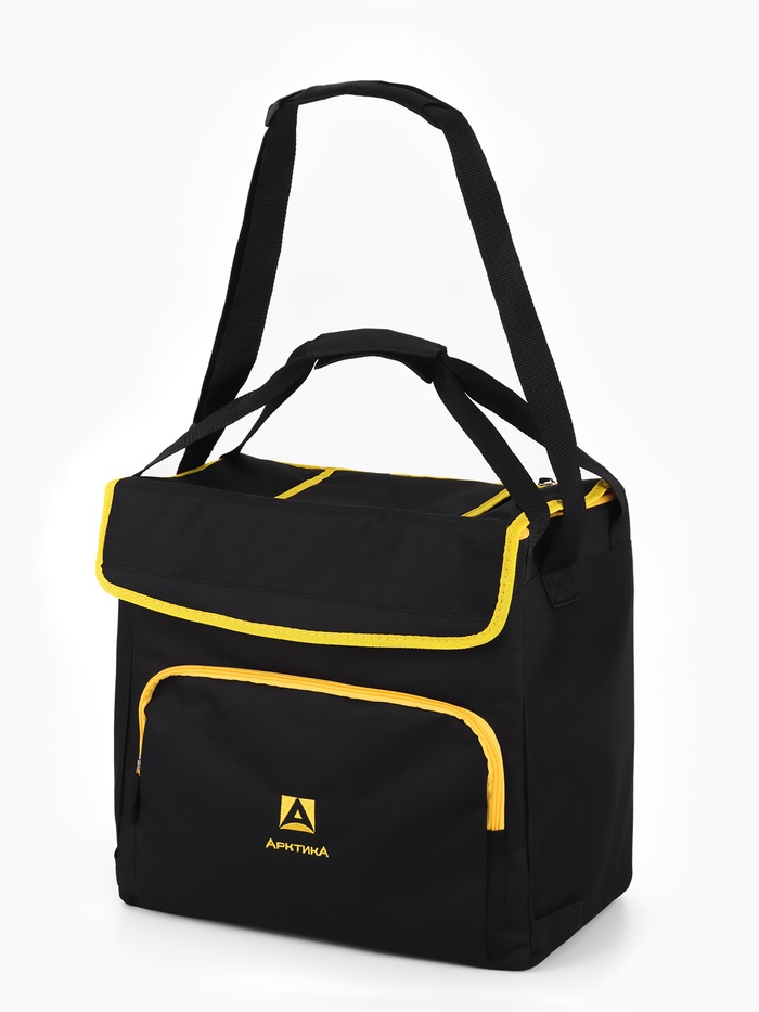 Сумка-холодильник «Арктика», 30 л, с люком, 38×24×38 см, чёрная - Фото 1