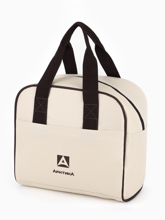 Термосумка для ланча «Арктика», 7.5 л, 22.5×15×21 см, бежевая - Фото 1