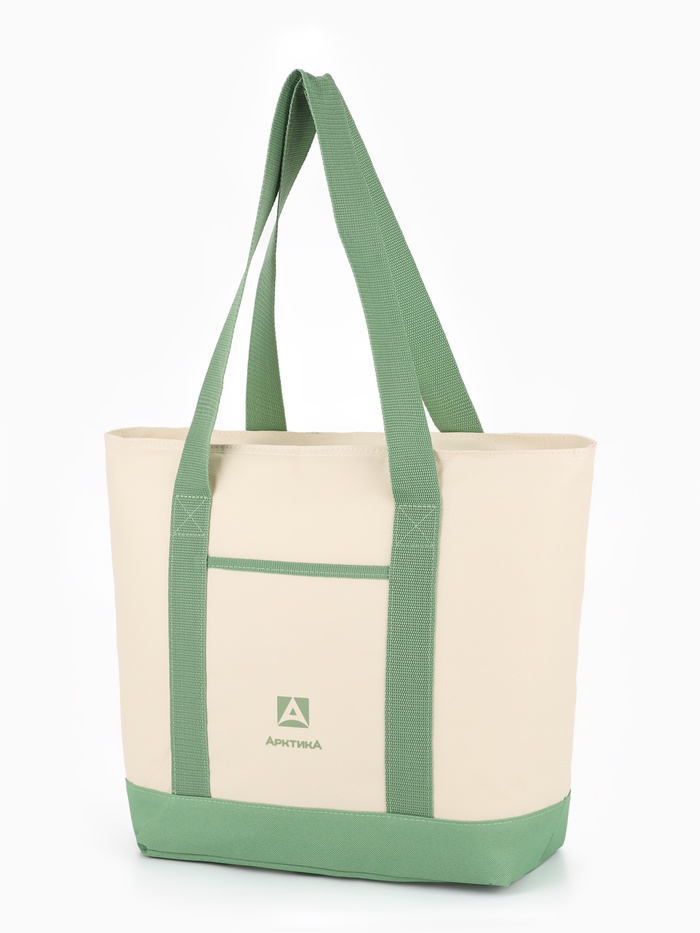 Термосумка - шоппер «Арктика», 17.5 л, 43×15×36.5 см, зеленая - Фото 1