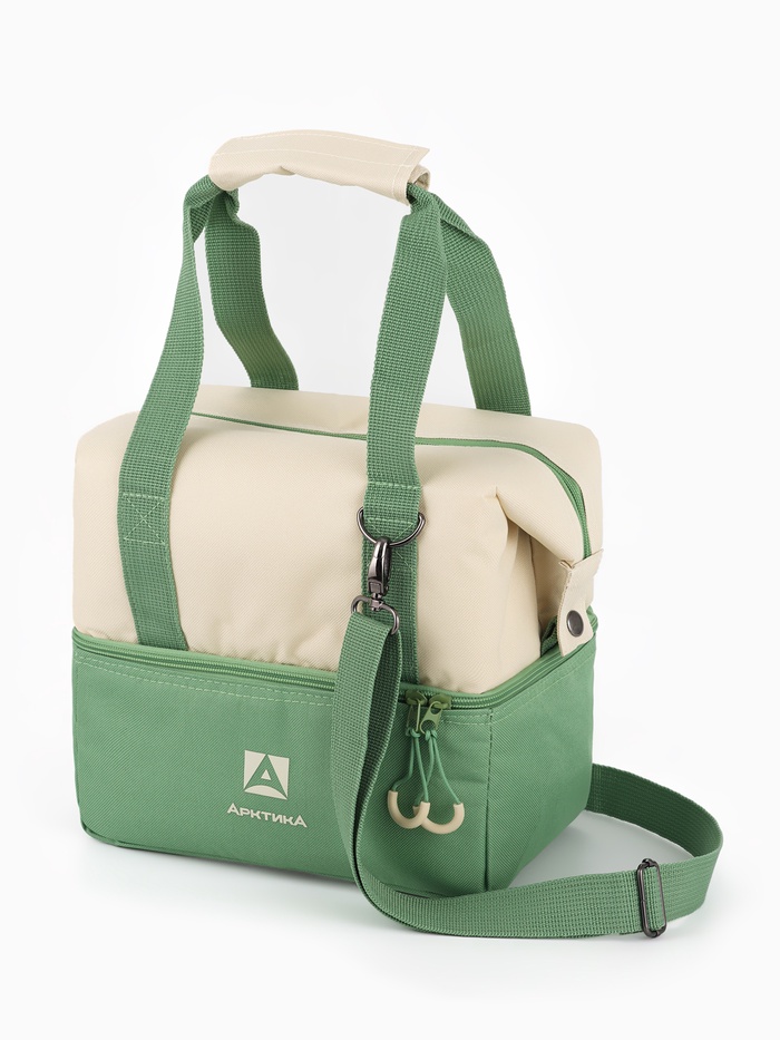 Термосумка-трансформер «Арктика», 11.5 л, 37×16×30 см, зеленая - Фото 1