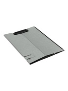 Планшет-трансформер А4 с зажимом, пластик (полифом), 1800 мкм, серебристый металлик  (артикул 11003344)  большой выбор товаров оптом и в розницу по низким ценам с доставкой