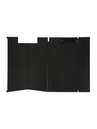 Планшет-трансформер А4 с зажимом, пластик (полифом), 1800 мкм, серебристый металлик - Фото 3