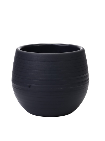 УЦЕНКА Горшок для цветов 2 л "Япония", цвет графитовый