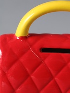 УЦЕНКА Копилка керамика «Стёганная красная сумочка с цветком» 12×6×10.8 см - Фото 7