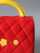 УЦЕНКА Копилка керамика «Стёганная красная сумочка с цветком» 12×6×10.8 см - Фото 8