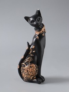 УЦЕНКА Фигура "Кошка" черная, 20х8см - Фото 2