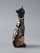 УЦЕНКА Фигура "Кошка" черная, 20х8см - Фото 3