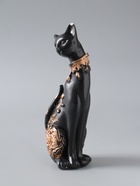 УЦЕНКА Фигура "Кошка" черная, 20х8см - Фото 5
