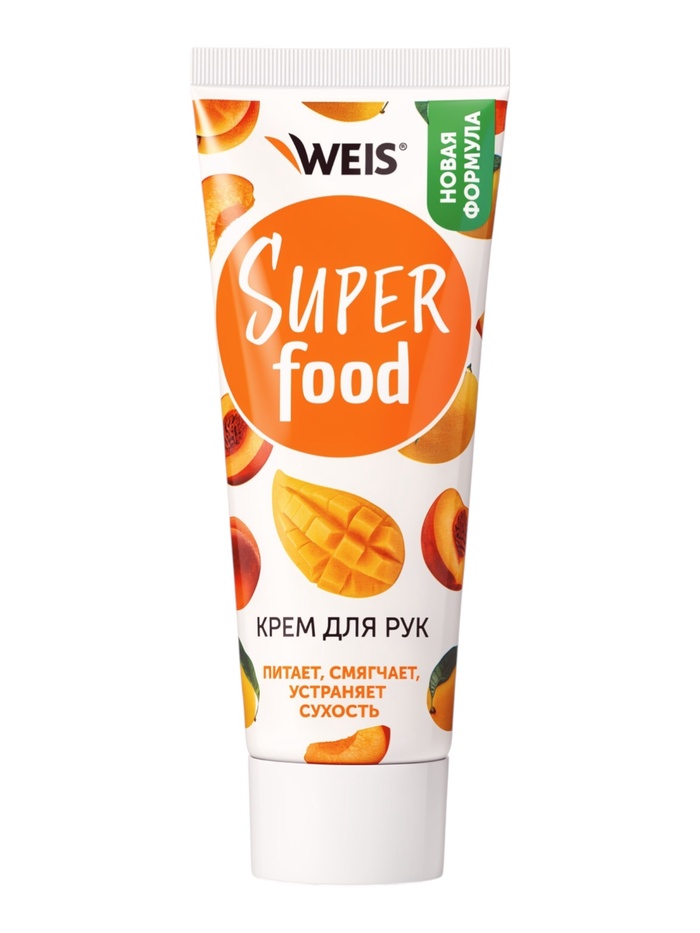 Крем питательный для рук WEIS, с маслом персика и соком манго, 75 мл - Фото 1