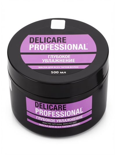 Маска для всех типов волос Delicare Professional, с кератином, 500 мл