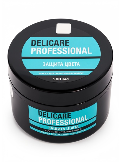 Маска для окрашенных волос Delicare Professional, с пчелиным воском, 500 мл