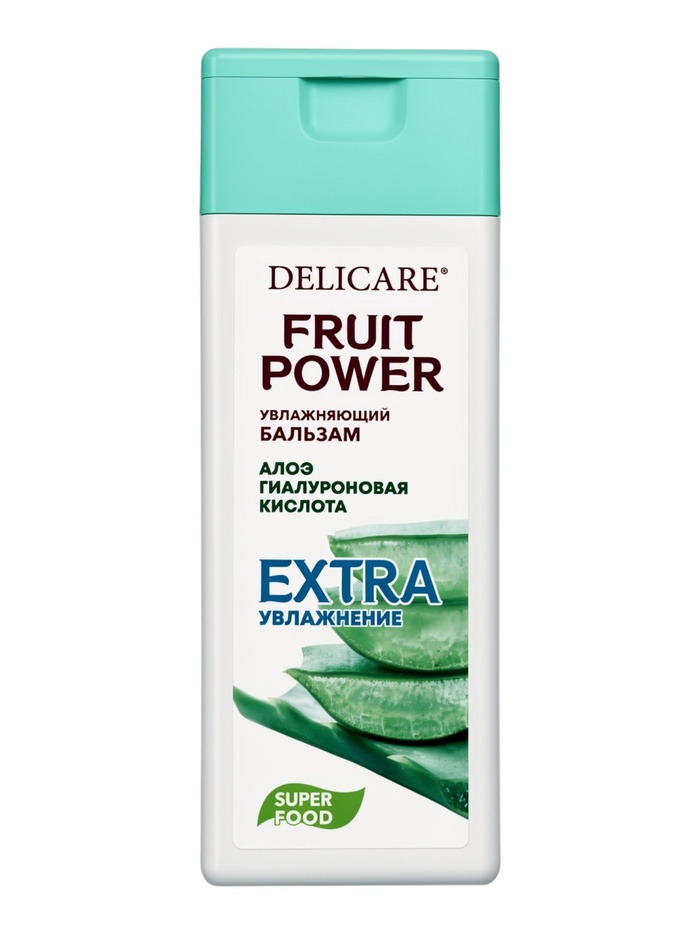 Бальзам‑маска для волос Delicare Fruit Power, глубокое очищение и увлажнение, с алоэ, 240 мл - Фото 1