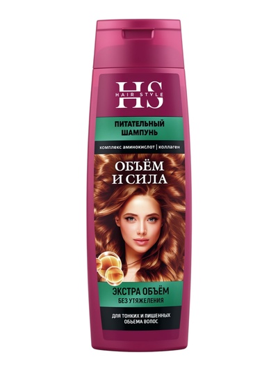 Шампунь для тонких волос Hair Style, питательный, 400 мл
