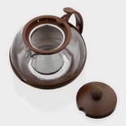 УЦЕНКА Чайник заварочный «Фантазия», 750 мл, стекло, цвет МИКС - Фото 4