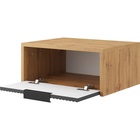 Тумба подвесная в прихожую, 450×350×200 мм, цвет атрацит/дуб вотан  (артикул 10996849)  большой выбор товаров оптом и в розницу по низким ценам с доставкой