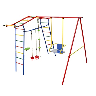 УЦЕНКА Детский спортивный комплекс уличный «Игромания базовый» КМС-400, 2700×2300×2200 мм