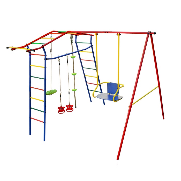 УЦЕНКА Детский спортивный комплекс уличный «Игромания базовый» КМС-400, 2700×2300×2200 мм - Фото 1