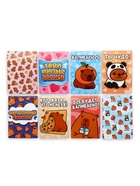 Блокнот А7, 16 л. «Капибары» МИКС 10929212