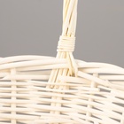 УЦЕНКА Набор корзин «Косичка», 3 шт, 35×12/38 см, 29×11/32 см, 24×10/27 см, ива - Фото 4