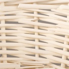 УЦЕНКА Набор корзин «Косичка», 3 шт, 35×12/38 см, 29×11/32 см, 24×10/27 см, ива - Фото 6