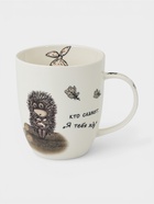 Кружка КОРАЛЛ «Ёжик в тумане», 380 мл, фарфор, белая - Фото 3