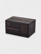 УЦЕНКА Набор стаканов «Грани», 400 мл, 8×8×13 см, 6 шт., с золотой отводкой, прозрачный - Фото 6