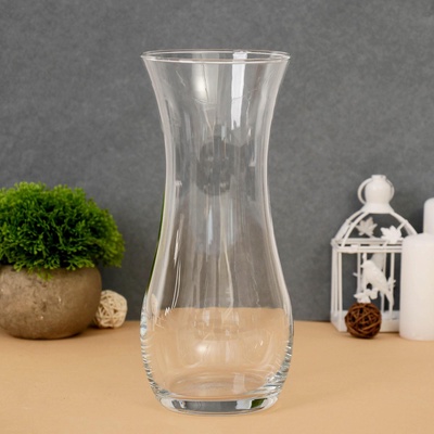 УЦЕНКА Ваза «Флора» 25.5 см прозрачная