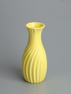 УЦЕНКА Ваза керамика настольная «Олвен» талия, 18×7.5 см, жёлтый - Фото 2