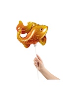 Воздушный шар фольгированный 13" «Золотая рыбка», набор 5 штук  (артикул 11006441)  большой выбор товаров оптом и в розницу по низким ценам с доставкой