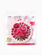 Вышивка гладью «Великолепие пионов», 20×20 см - фото 809617182