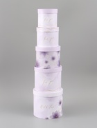 Набор шляпных коробок 5 в 1 For you, 13×14 - 19.5×22 см - Фото 2