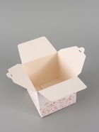 Коробка подарочная складная For you, 12×12×12 см  (артикул 10960424)  большой выбор товаров оптом и в розницу по низким ценам с доставкой