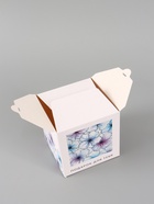 Коробка подарочная складная «Акварельные цветы», 12×12×12 см  (артикул 10960426)  большой выбор товаров оптом и в розницу по низким ценам с доставкой