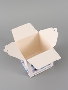 Коробка подарочная складная «Акварельные цветы», 12×12×12 см  (артикул 10960426)  большой выбор товаров оптом и в розницу по низким ценам с доставкой