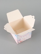 Коробка подарочная складная «Ты прекрасна», 12×12×12 см  (артикул 10960429)  большой выбор товаров оптом и в розницу по низким ценам с доставкой