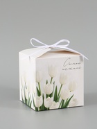 Коробка подарочная складная «Самой нежной», 12×12×12 см  (артикул 10960435)  большой выбор товаров оптом и в розницу по низким ценам с доставкой